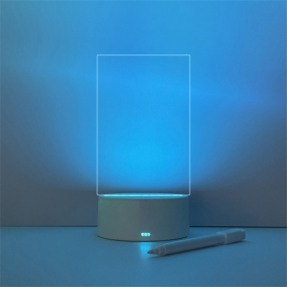 “Acrylic LED Night Lamp with Writable Message Board & Calendar – USB Powered” BEST GIFT ITEM