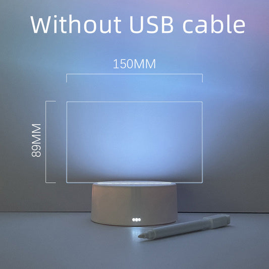 “Acrylic LED Night Lamp with Writable Message Board & Calendar – USB Powered” BEST GIFT ITEM