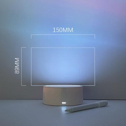 “Acrylic LED Night Lamp with Writable Message Board & Calendar – USB Powered” BEST GIFT ITEM